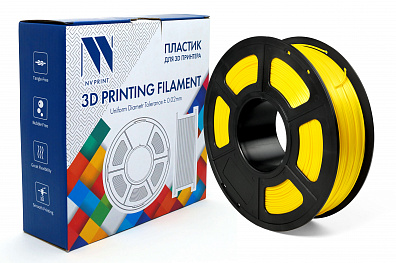 Филамент NV PRINT Silk PLA+ GOLDEN для 3D печати диаметр 1.75мм    масса 1 кг