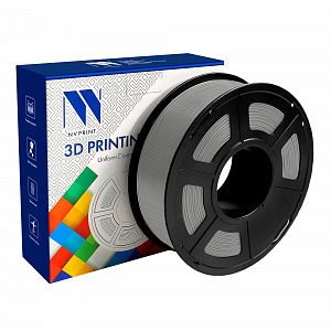 Филамент NV PRINT PETG Grey для 3D печати серый диаметр 1.75мм  длина 330 метров  масса 1 кг