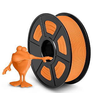 Филамент NV PRINT PLA Matte Orange для 3D печати диаметр 1.75мм  длина 330 метров  масса 1 кг