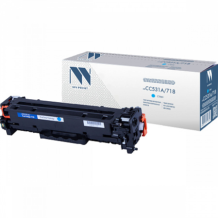 Картридж NVP совместимый NV-CC531A/NV-718 Cyan