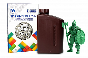 Фотополимерная смола NVPRINT Standard Resin Green для 3D печати;  1 кг/бут