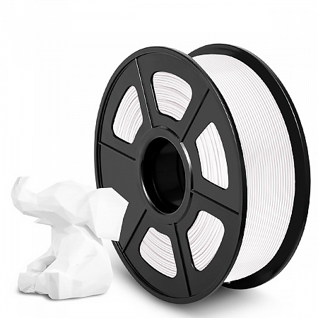 Филамент NV PRINT PLA+ White для 3D печати диаметр 1.75мм  длина 330 метров  масса 1 кг