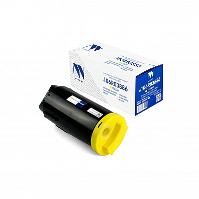 Тонер-картридж NVP совместимый NV-106R03886 Yellow