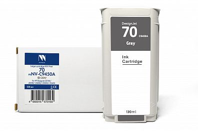 Струйный картридж NVP 70 (NV-C9450A) Gray для HP DesignJet Z2100/Z3100/Z3200 (130 мл) совместимый