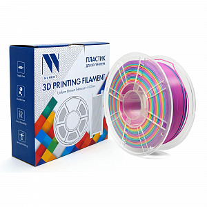 Филамент NV PRINT PLA Rainbow 01 многоцветный-01 для 3D печати диаметр 1.75мм    масса 1 кг
