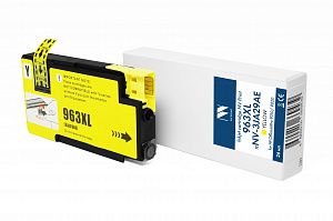 Струйный картридж NVP 963XL (NV-3JA29AE) Yellow для HP OfficeJetPro 9010/9020 (26 мл) совместимый (прошивка 2530C)
