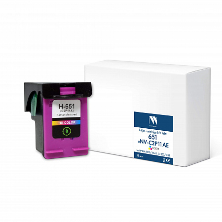 Струйный картридж NVP 651 (NV-C2P11AE) Color для HP DJA 5575/5645, OJ 252/ 202 (18 мл) совместимый