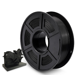 Филамент NV PRINT PLA  Black для 3D печати диаметр 1.75мм  длина 330 метров  масса 1 кг