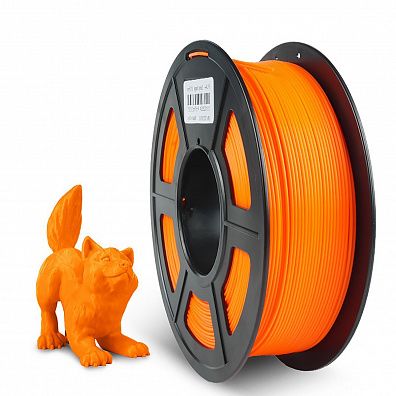 Филамент NV PRINT PETG Sunny Orange для 3D печати диаметр 1.75мм  длина 330 метров  масса 1 кг