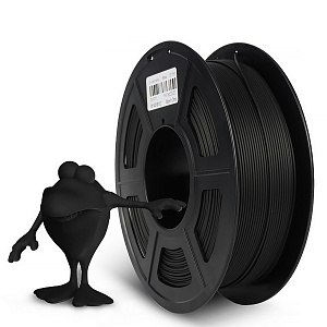 Филамент NV PRINT PLA Matte Black Матовый Черный для 3D печати диаметр 1.75мм    масса 1 кг
