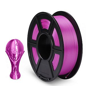 Филамент NVPRINT Silk PLA+ Purple для 3D печати диаметр 1.75мм  длина 330 метров  масса 1 кг