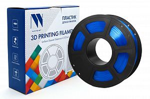 Филамент NV PRINT PETG Clear Blue Прозрачно-синий для 3D печати диаметр 1.75мм    масса 1 кг