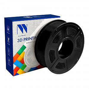 Филамент NV PRINT PCL (поликапролактон) черный для 3D печати диаметр 1.75мм  масса 1 кг