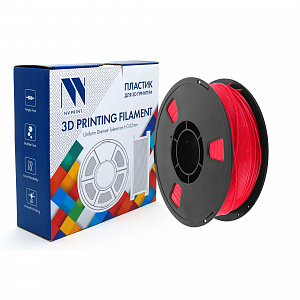 Филамент NV PRINT PETG  Coral Red для 3D печати коралловый красный диаметр 1.75мм    масса 1 кг