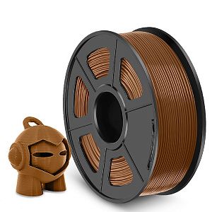Филамент NV PRINT PETG Coffee для 3D печати диаметр 1.75мм  длина 330 метров  масса 1 кг