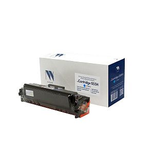 Тонер-картридж NVP совместимый NV-055H Cyan (БЕЗ ЧИПА)