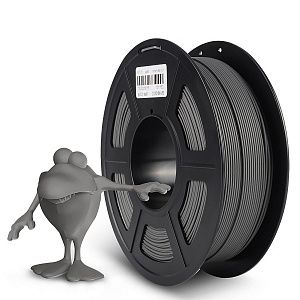 Филамент NV PRINT PLA Matte Grey для 3D печати диаметр 1.75мм  длина 330 метров  масса 1 кг