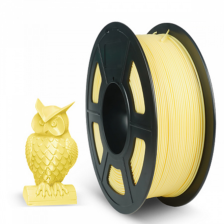 Филамент NV PRINT PLA+ Lemon yellow "Лимонно-желтый" для 3D печати диаметр 1.75мм    масса 1 кг