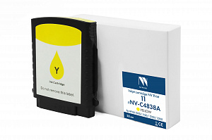 Струйный картридж NVP 11 (NV-C4838A) Yellow для HP BIJ 1000/1100/1200/2200 (28мл) совместимый