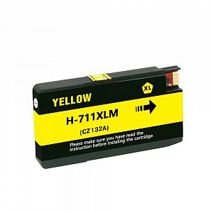 Струйный картридж NV Print 711 (NV-CZ132A) Yellow для HP Designjet T120/T520 (29 мл) совместимый