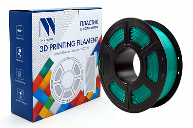 Филамент NV PRINT PETG  Blue Sky для 3D печати диаметр 1.75мм  длина 330 метров  масса 1 кг