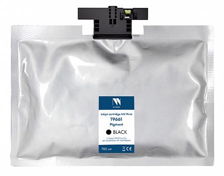 Струйный картридж NV Print T9661 Black для Epson WorkForce Pro WF-M5299DW, WF-M5799DWF  (40 000 стр) совместимый