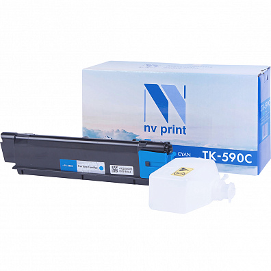 Картридж NVP совместимый NV-TK-590 Cyan