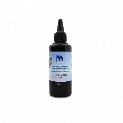 Чернила NV PRINT универсальные на водной основе для аппаратов Epson (100 ml) Black совместимые
