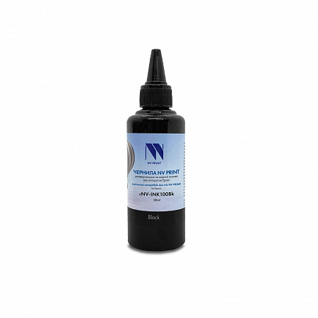Чернила NV PRINT универсальные на водной основе для аппаратов Epson (100 ml) Black совместимые