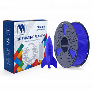 Филамент NV PRINT PLA High Speed Blue высокоскоростной синий для 3D печати диаметр 1.75мм  длина 330 метров  масса 1 кг