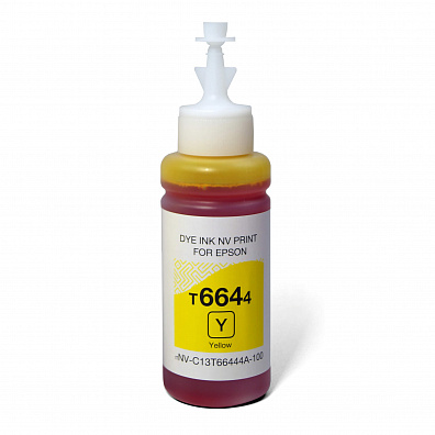 Чернила NV PRINT T6644 для Epson L100/L200 (70 ml) Yellow совместимые