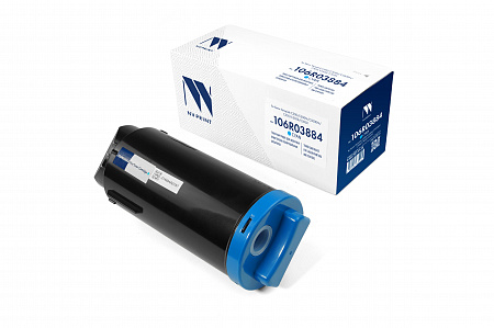 Тонер-картридж NVP совместимый NV-106R03884 Cyan