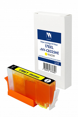 Струйный картридж NV Print 178XL (NV-CB325HE) Yellow для HP Photosmart 6510/7510/B110/C8583 (15 мл) совместимый
