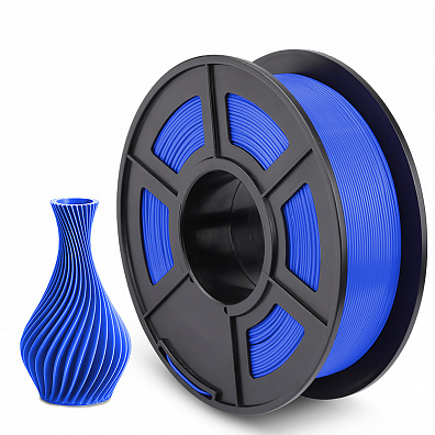 Филамент NV PRINT PLA  Blue Синий для 3D печати диаметр 1.75мм масса 1 кг