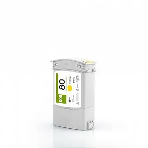 Струйный картридж NV Print 80 (NV-C4848A) Yellow для HP DesignJet 1050c, 1055cm (400 мл) совместимый